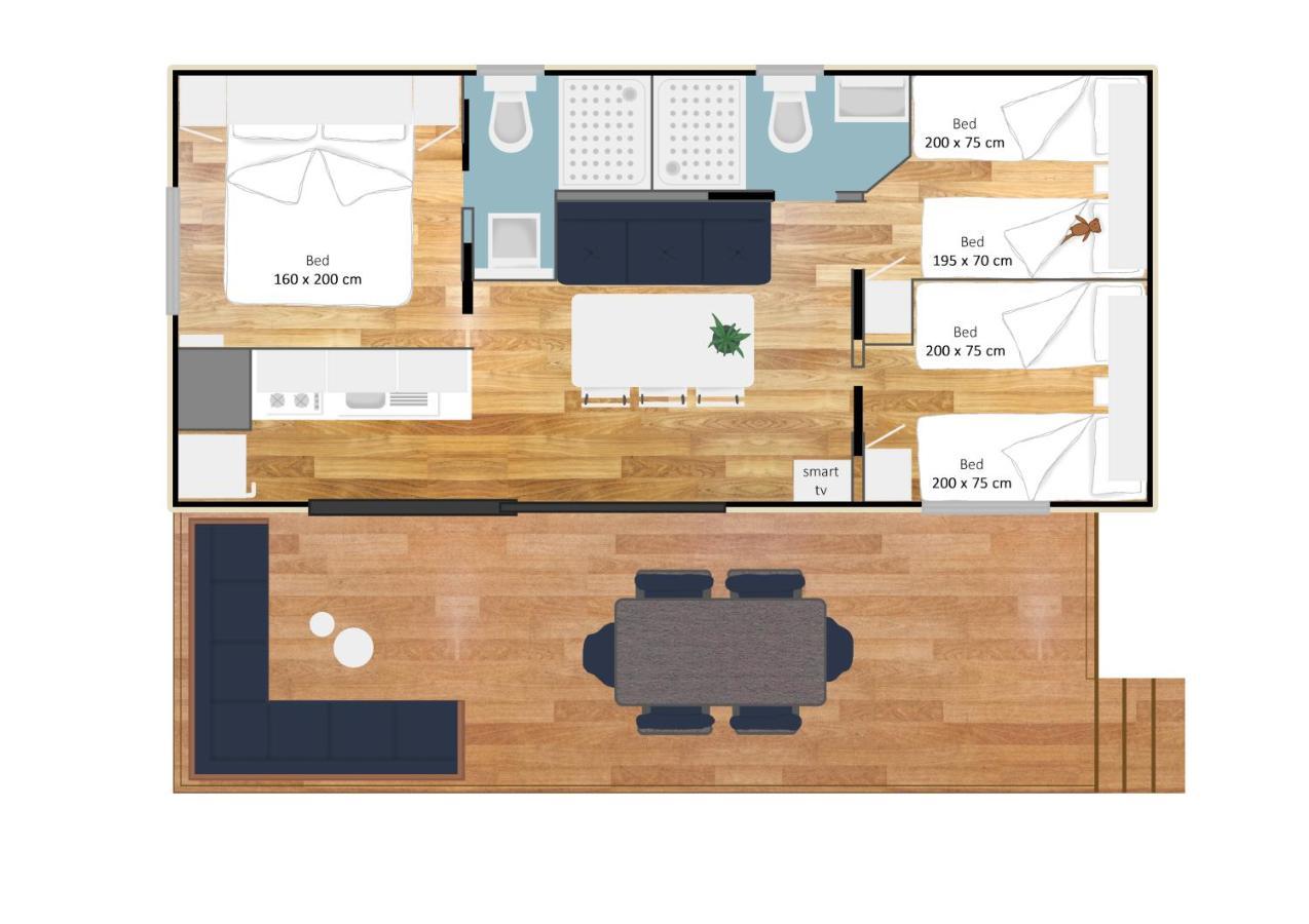 Estivo Premium Deluxe Mobile Homes On Camping Malibu Beach Lido di Jesolo Dış mekan fotoğraf